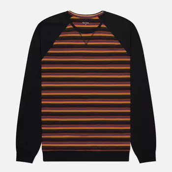 Мужской лонгслив Paul Smith Andy Artist Stripe, цвет чёрный, размер S