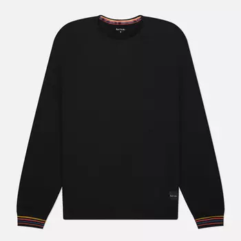 Мужской лонгслив Paul Smith Artist Stripe Soft Cotton, цвет чёрный, размер XXL