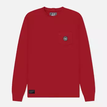 Мужской лонгслив Peaceful Hooligan Lord, цвет красный, размер XL