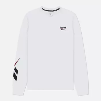 Мужской лонгслив Reebok Identity Cross Check, цвет белый, размер XL