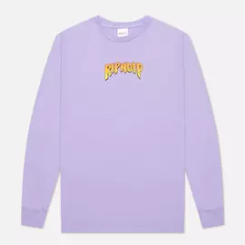 Мужской лонгслив RIPNDIP Hellavanight, цвет фиолетовый, размер M