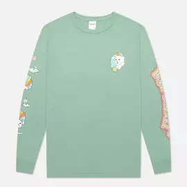 Мужской лонгслив RIPNDIP Must Be Heaven, цвет зелёный, размер XL