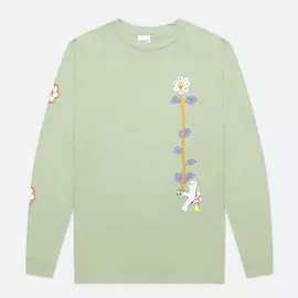 Мужской лонгслив RIPNDIP Plant Based, цвет зелёный, размер S