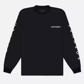 Мужской лонгслив SOPHNET. SOPHNET. Logo Wide, цвет чёрный, размер S
