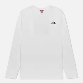 Мужской лонгслив The North Face LS Red Box, цвет белый, размер XXL
