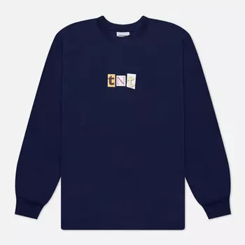 Мужской лонгслив thisisneverthat Cut Out Letters, цвет синий, размер XL