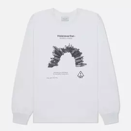 Мужской лонгслив thisisneverthat Rock Balancing, цвет белый, размер XL