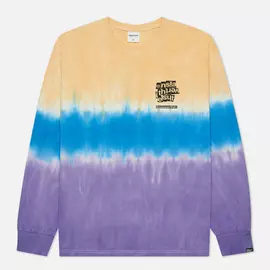 Мужской лонгслив thisisneverthat Tie Dye Stripe, цвет жёлтый, размер M