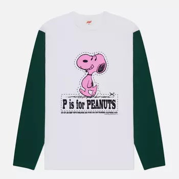 Мужской лонгслив TSPTR x Peanuts P Is For, цвет белый, размер XXL