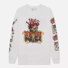 Мужской лонгслив Vans Off The Wall Gallery Dwiky Ka, цвет белый, размер XXL