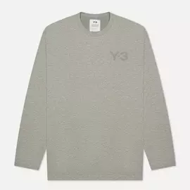 Мужской лонгслив Y-3 Classic Chest Logo Y-3, цвет серый, размер L