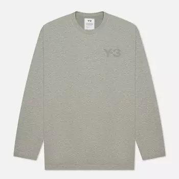 Мужской лонгслив Y-3 Classic Chest Logo Y-3, цвет серый, размер XXL