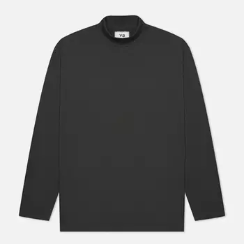 Мужской лонгслив Y-3 Classic Mock Neck, цвет серый, размер L
