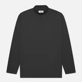 Мужской лонгслив Y-3 Classic Mock Neck, цвет серый, размер XXL