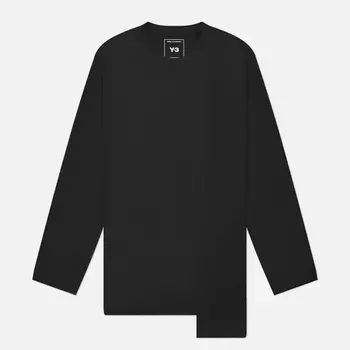 Мужской лонгслив Y-3 Premium Double-Layer Panel, цвет чёрный, размер L