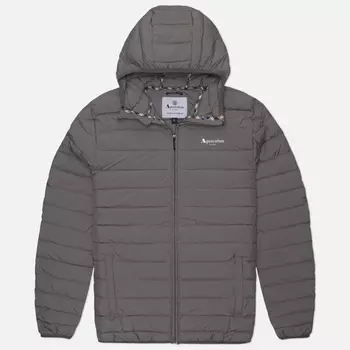 Мужской пуховик Aquascutum RLG Active Hooded 100GR, цвет серый, размер S