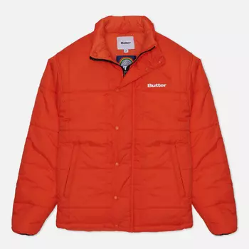Мужской пуховик Butter Goods Grid Puffer, цвет оранжевый, размер XXL