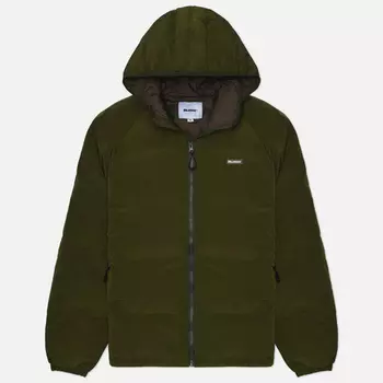 Мужской пуховик Butter Goods Hooded Puffer, цвет оливковый, размер M