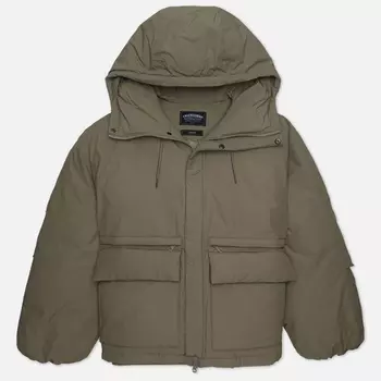 Мужской пуховик FrizmWORKS Hooded Puffer Down Parka, цвет бежевый, размер L