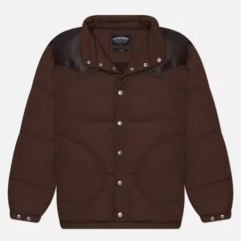 Мужской пуховик FrizmWORKS Mountain Down, цвет коричневый, размер XL