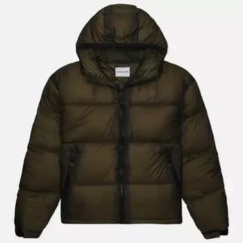 Мужской пуховик MKI Miyuki-Zoku Translucent Bubble, цвет оливковый, размер S