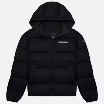Мужской пуховик Napapijri A-Suomi Hooded 1, цвет чёрный, размер XXXL