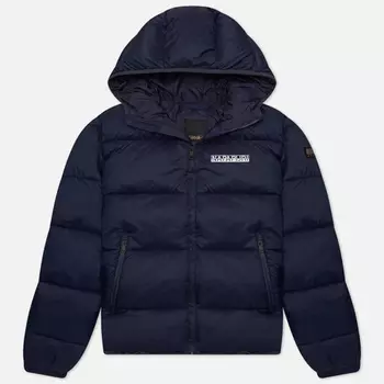 Мужской пуховик Napapijri A-Suomi Hooded 1, цвет синий, размер XXL