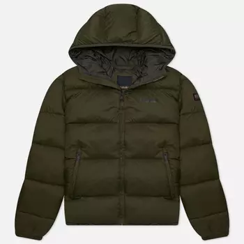 Мужской пуховик Napapijri A-Suomi Hooded 1, цвет зелёный, размер XXL