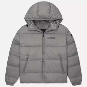 Мужской пуховик Napapijri A-Suomi Hooded 1, цвет серый, размер L