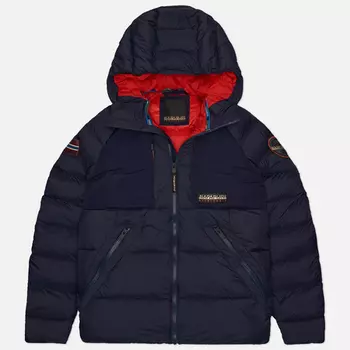Мужской пуховик Napapijri Moesa Puffer, цвет синий, размер L