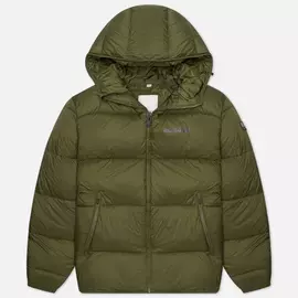 Мужской пуховик Napapijri Suomi Hooded, цвет зелёный, размер S