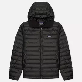 Мужской пуховик Patagonia Down Sweater Hoody, цвет чёрный, размер L