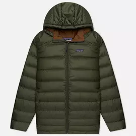 Мужской пуховик Patagonia Hi-Loft Down Sweater, цвет оливковый, размер S