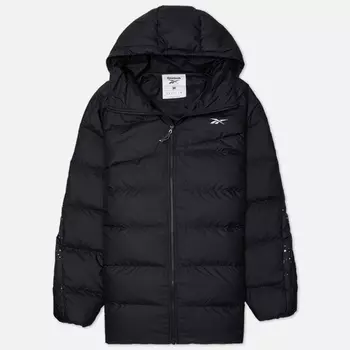 Мужской пуховик Reebok Vector Long Down, цвет чёрный, размер XL