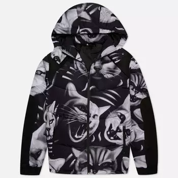 Мужской пуховик RIPNDIP Neon Cat Puffer, цвет чёрный, размер L