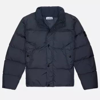 Мужской пуховик Stone Island Crinkle Reps NY, цвет синий, размер L