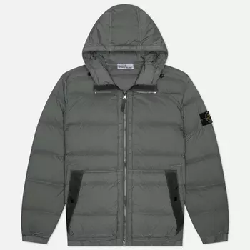Мужской пуховик Stone Island Seamless Tunnel Nylon Down-TC, цвет серый, размер M