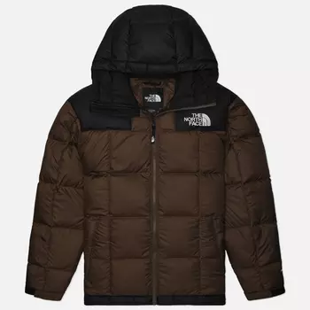 Мужской пуховик The North Face Lhotse Hooded, цвет коричневый, размер XL