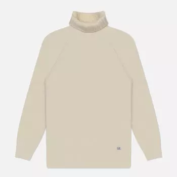 Мужской свитер C.P. Company Alpaca Wool Turtel Neck, цвет белый, размер XL