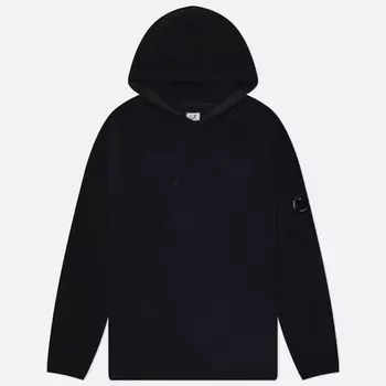 Мужской свитер C.P. Company Cotton Chenille Hoodie Full Knit, цвет синий, размер L
