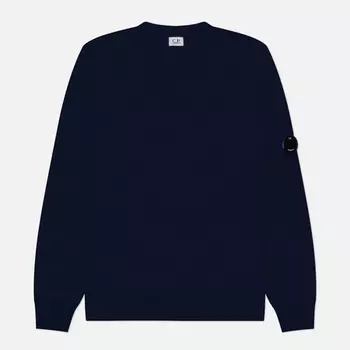 Мужской свитер C.P. Company Cotton Crepe Knit, цвет синий, размер 54