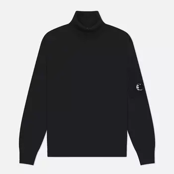 Мужской свитер C.P. Company Extrafine Merino Wool Turtle Neck, цвет чёрный, размер XXL