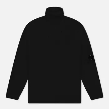 Мужской свитер C.P. Company Re-Wool Turtel Neck Knit, цвет чёрный, размер M