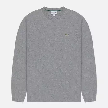 Мужской свитер Lacoste Carded Wool Crew Neck, цвет серый, размер XXL