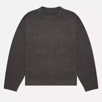 Мужской свитер MKI Miyuki-Zoku Mohair Blend Knit Crew, цвет коричневый, размер S