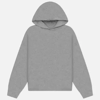 Мужской свитер MKI Miyuki-Zoku Mohair Blend Knit Hoodie, цвет серый, размер S