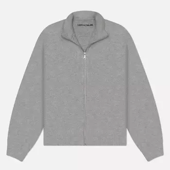 Мужской свитер MKI Miyuki-Zoku Mohair Blend Knit Track Jacket, цвет серый, размер S