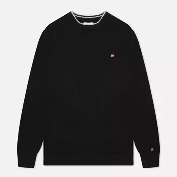 Мужской свитер Napapijri Dain Crew Neck, цвет чёрный, размер L