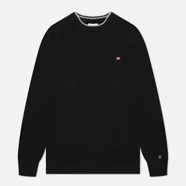 Мужской свитер Napapijri Dain Crew Neck, цвет чёрный, размер S