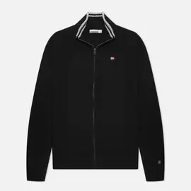 Мужской свитер Napapijri Dain Full Zip, цвет чёрный, размер XL